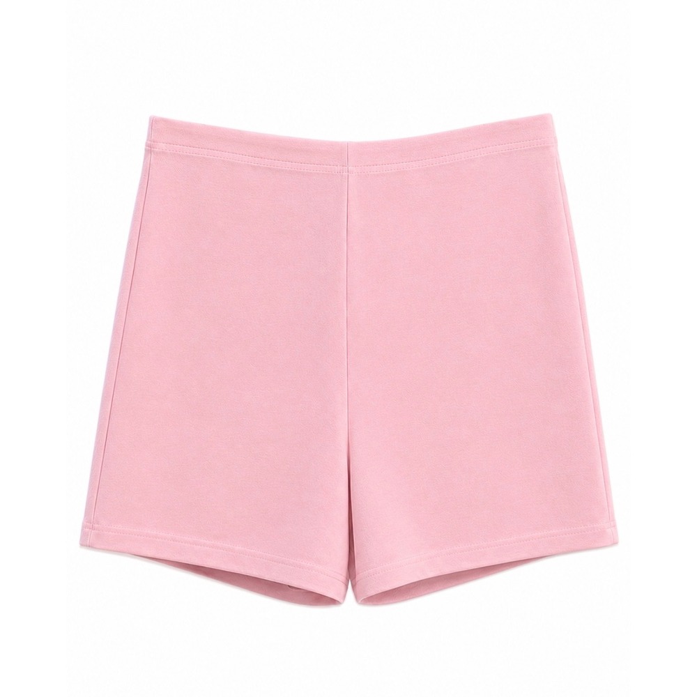 Vintage Jantzen Pink Knit Lounge Shorts Womens Size 18 Made in USA Elastic Waist